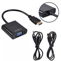 تبدیل HDMI TO VGA Kaiser قابل استفاده کنسولی همراه با خروجی صدا ورودی پاور