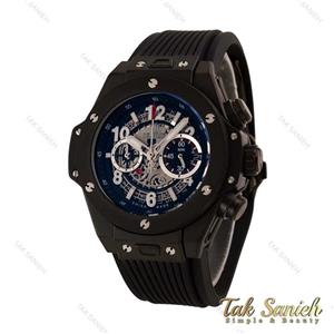 ساعت هابلوت Big Bang Unico مردانه مشکی پشت شیشه ای Hublot-5573-G