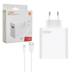 فست شارژر شیائومی (Xiaomi) 120Wکابل تایپ سی مدل MDY-12-ED 