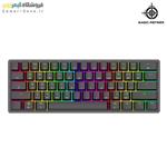 کیبورد گیمینگ مکانیکال مجیک ریفاینر مدل Magic Refiner MK22 RGB (Brown Switch / PBT Keycap) 60% Mechanical Gaming Keyboard