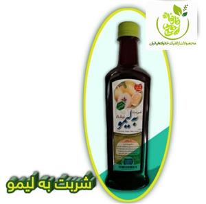 شربت به لیمو سلامتکده جوان فدک (شکرقهوه ای - بهبود ناراحتی کبد و معده)