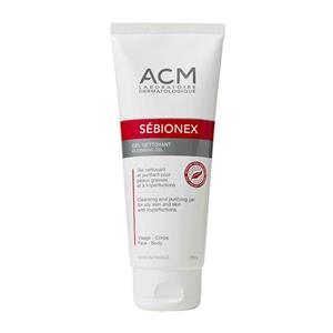 ژل شوینده صورت ای سی ام مدل سبیونکس حجم 200 میلی لیتر ACM Sebionex Cleansing Gel 200 ml