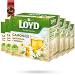 چای کیسه ای هرمی لوید LOYD مدل بابونه camomile پک 20 تایی بسته 6 عددی