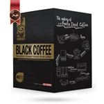 قهوه فوری کافه آرت CafeArt مدل قهوه سیاه black coffee پک 40 ساشه ای