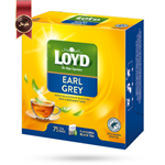 چای کیسه ای لوید LOYD مدل ارل گری earl grey پک 75 تایی