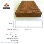 پروفیل ترموود Deck شیاردار گره پروانه 26 میلیمتری