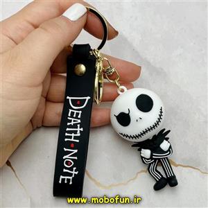 جاکلیدی عروسکی سیلیکونی بنددار اورجینال طرح دفترچه مرگ Death Note کد 529 