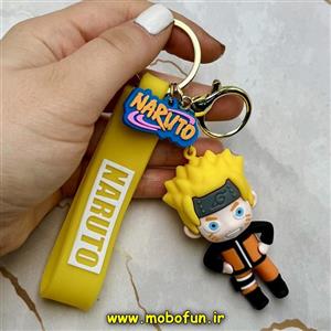 جاکلیدی عروسکی سیلیکونی بنددار اورجینال طرح ناروتو NARUTO کد 522 