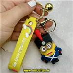 جاکلیدی عروسکی سیلیکونی بنددار اورجینال طرح مینیون ها Minions کد 508