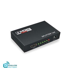 اسپلیتر 4 پورت HDMI 1.4 کی نت پلاس 4K مدل K-SPHD1404