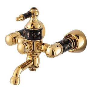 شیر حمام کیان مدل کاترین مشکی طلایی