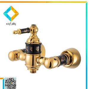 شیر توالت کیان مدل کاترین مشکی طلایی