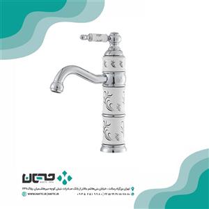 شیر روشویی کیان مدل کاترین مشکی طلایی