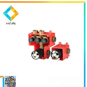 شیر مرکزی حمام توکار KWC تیپ 4 ورونا طلا مات