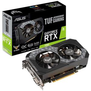 کارت گرافیک ایسوس آر تی ایکس 2060 او سی دوال 6گیگابایت VGA: Asus RTX 2060 OC Dual 6GB