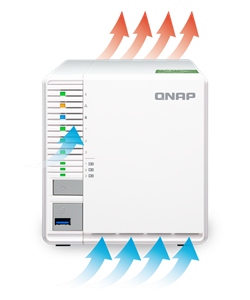 ذخیره ساز تحت شبکه کیونپ تی اس 351 ایکس 4جی Network Storage: QNAP TS-351-4G