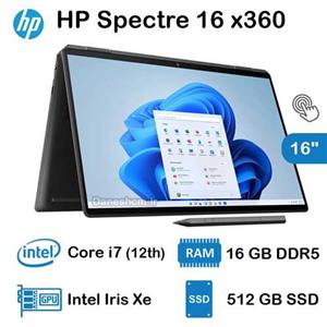 HP Spectre 16 x360  i7 12700H 16GB 512GB SSD intel