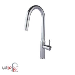 شیر ظرفشویی شاوری راسان مدل کارمن کروم مات