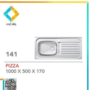 سینک پلی استیل مدل پیزا کد 141 روکار