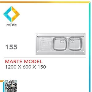 سینک پلی استیل مدل مارته کد 155روکار