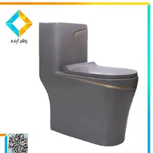 توالت فرنگی آداسا مدل آنجل طوسی درجه2 بیده دار