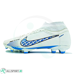 کفش فوتبال نایک ایر زوم مرکوریال Nike Air Zoom Mercurial White Blue 