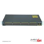 سوییچ سیسکو Cisco WS-C2960-48TC-L رکمونت 48 پورت 10/100Mbps با 2 پورت 10/100/1000Mbps و 2 پورت SFP