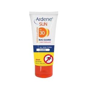 مایع ضد آفتاب ترمیم کننده باگ گارد SPF 30 آردن رنگ کد 18134 اورجینال