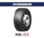 لاستیک خودرو اورگرین مدل EDR611 (گل عقب) سایز 315/70R22.5