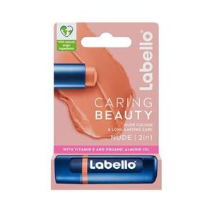 بالم لب مراقبت از پوست و آرایشی لابلو دوکاره نود 4.8 گرمی Labello Caring Beauty Nude