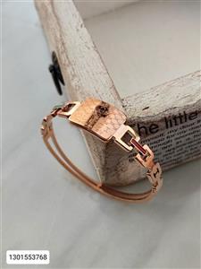 تکپوش استیل زنانه رزگلد  رنگ ثابت ضد حساسیت کد 1215864