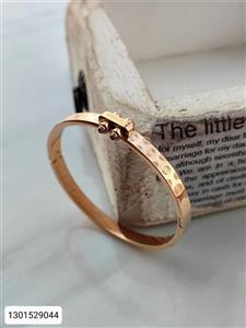 تکپوش استیل زنانه رزگلد  رنگ ثابت ضد حساسیت کد 1215862