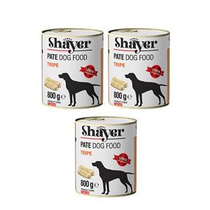 کنسرو پته سگ 800 گرمی شایر