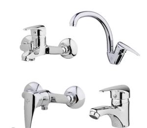 ست شیرآلات ایران نوید مدل درنا کروم