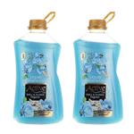 مایع دستشویی اکتیو مدل Blue-Shell & Flower مقدار 2500 گرم بسته 2 عددی