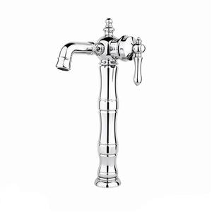 شیر روشویی پایه بلند کیان مدل ساوانا کروم مات