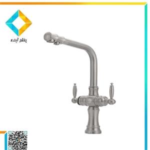 شیر ظرفشویی دو منظوره آتریسا مدل زیگموند تیتانیوم طلایی