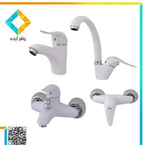 ست شیرآلات آتریسا مدل گیسو سفید