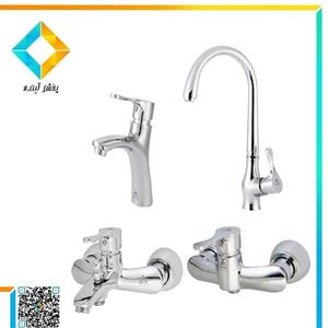 ست شیرآلات آتریسا مدل شانل کروم مات