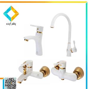 ست شیرآلات آتریسا مدل شانل سفید