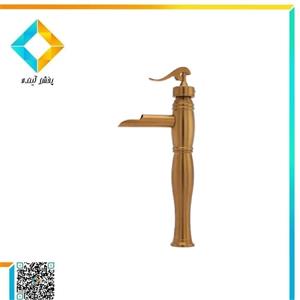 شیر روشویی پایه بلند آتریسا مدل کارلو طلامات
