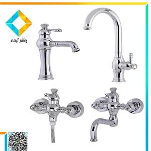 ست شیرآلات آتریسا مدل الماس کروم