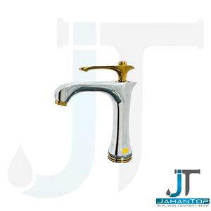 شیر روشویی آریانا مدل ونیز کروم طلایی