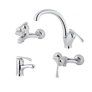 ست شیرآلات طوفان فلز مدل هیوا سفید