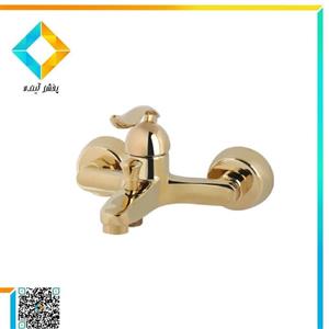 شیر حمام طوفان فلز مدل صدف کروم