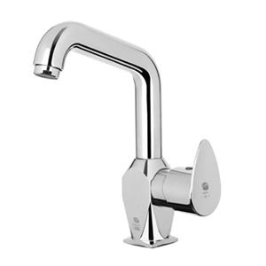 شیر روشویی پایه بلند آبشاری رابو مدل توپاز کروم مات