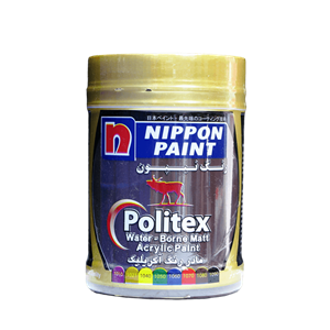 رنگ اکریلیک قهوه ای شرکت رنگسازی نیپون و ایرانیان مدل 1 کیلویی