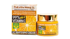 کرم سفید کننده صورت حاوی ویتامین سی وکالی wokali