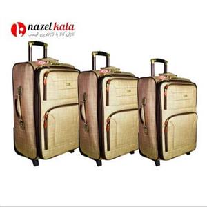 چمدان سه تیکه مسافرتی پلو مدل پاریس RS-14جدید 