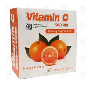 قرص جویدنی ویتامین C 500 میلی گرم سیمرغ دارو عطار 60 عدد 